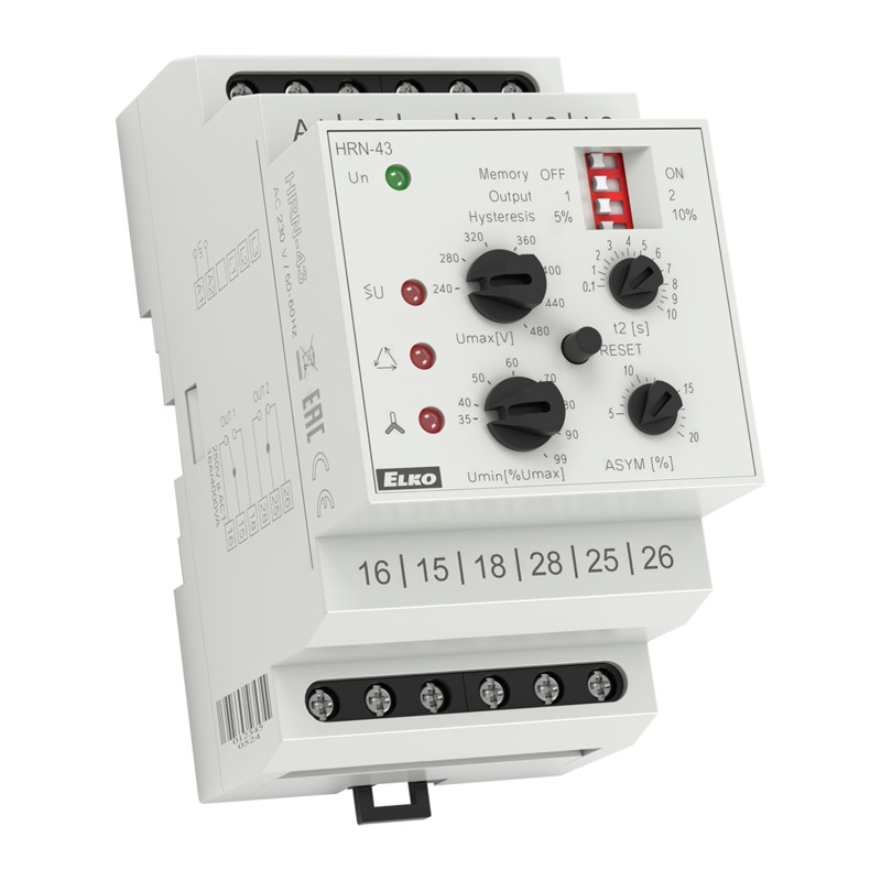 MONITORING RELAY VOLTAGE 2CO 16A U230VAC