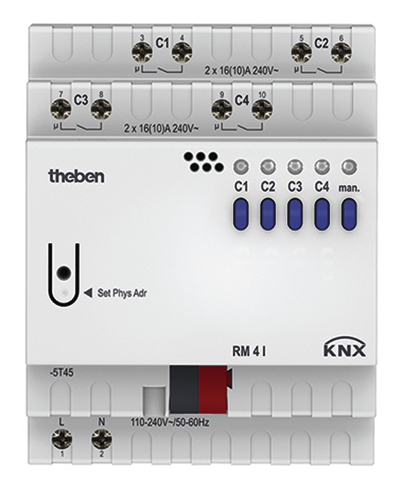 theben Lähtöyksikkö theben rm 4 i knx