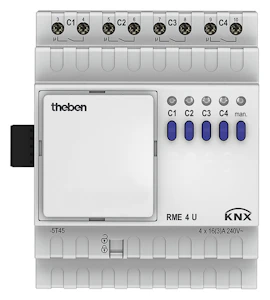 theben Switching actuator rme 4 u knx