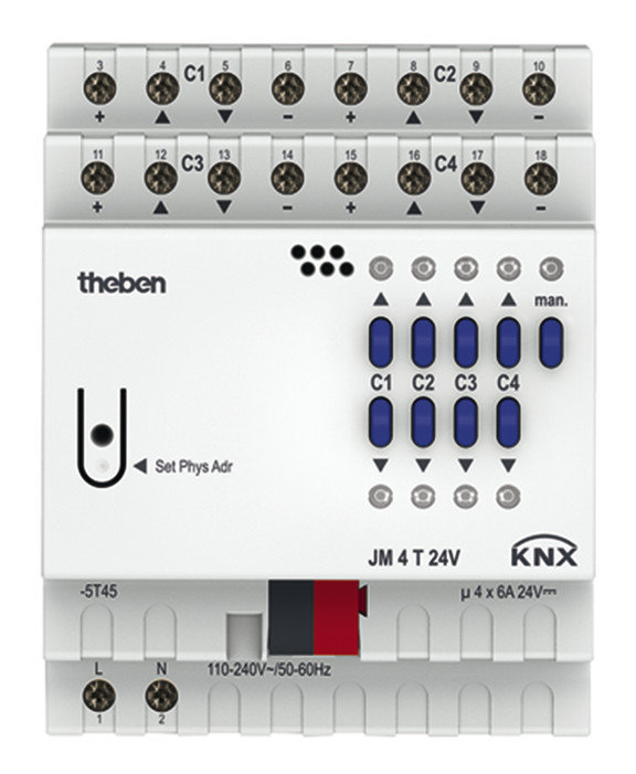theben Lähtöyksikkö theben jm 4 t 24v knx