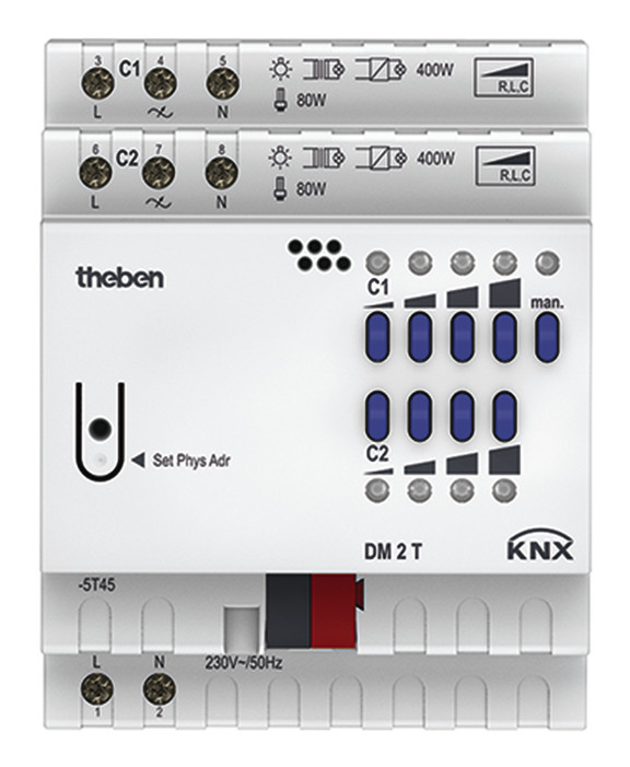 UNIVERSAL DIMMER AKTOR DM 2 T KNX FIX1