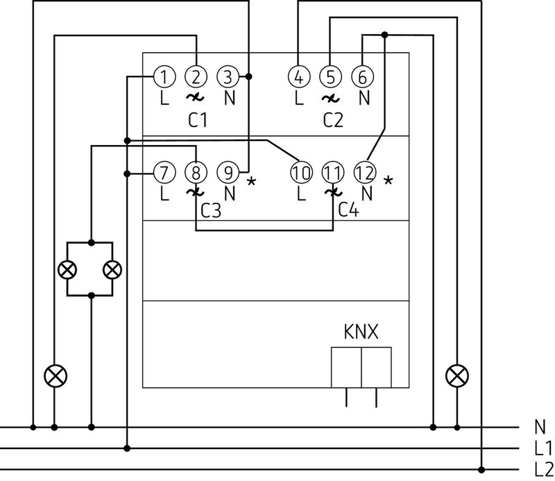 theben Säädin theben dm 4-2 t knx