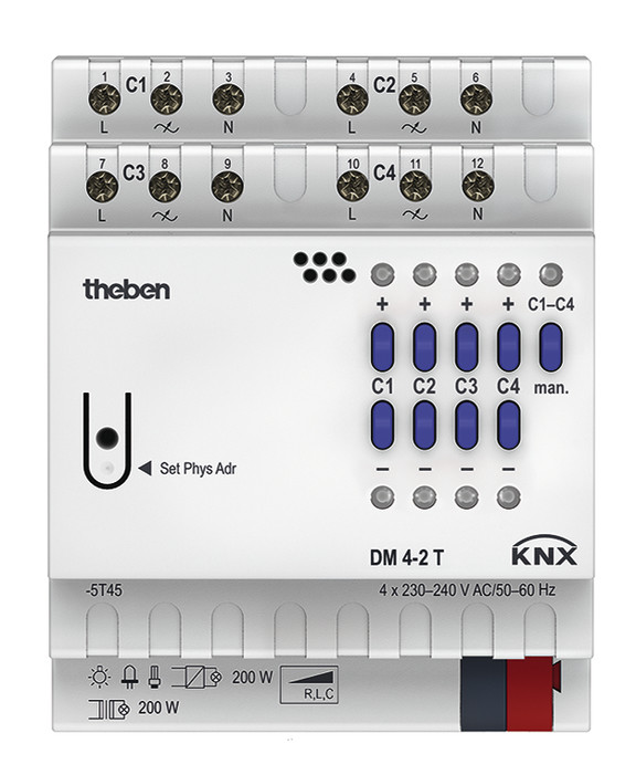 UNIVERSAL DIMMER AKTOR DM 4-2 T KNX