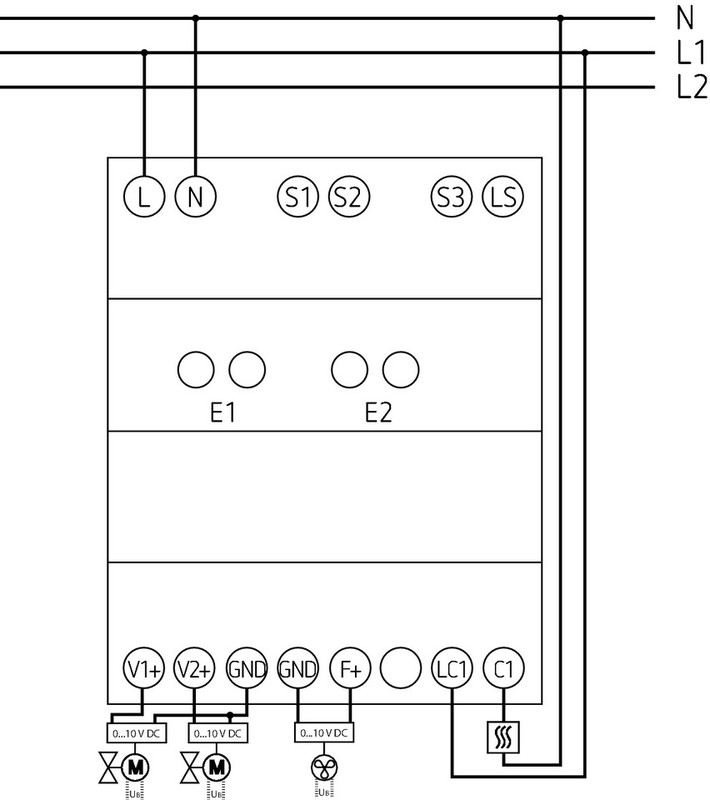 theben Styrenhet fca 2 knx