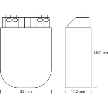 nordtronic Ohjausyksikkö dali 0-10 v dali dt5