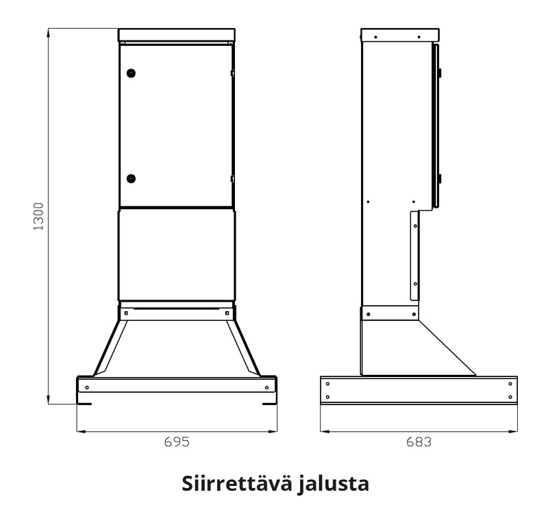 vohek Uttagscentral pjx pjx mobile stand