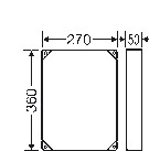hensel Heightening frame enystar fp zr 20, korotuskehys 50 mm
