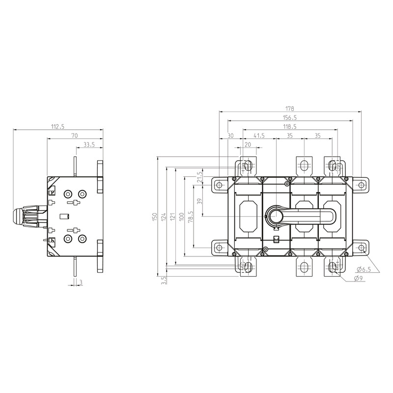 katko Kuormankytkin vääntö katko ku 3200w sv 3x200a 400v 110kw