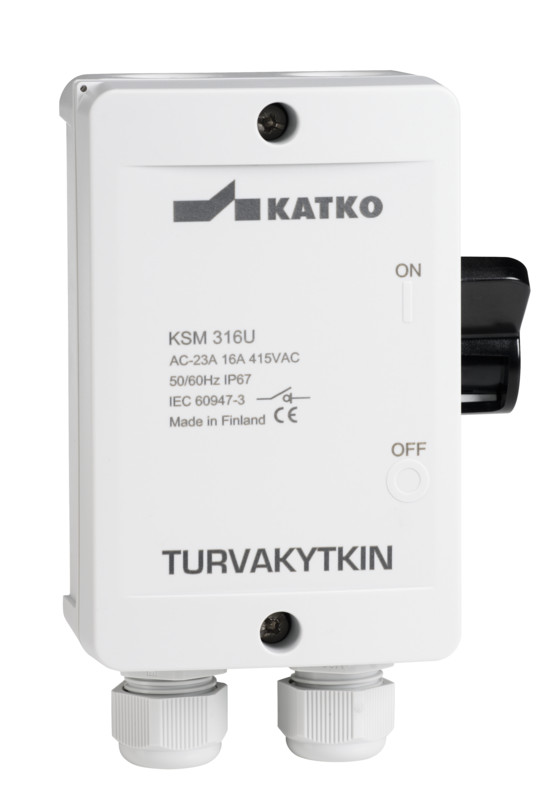 katko Safety switch ksm 416 4x16a 400v 7,5kw ip67