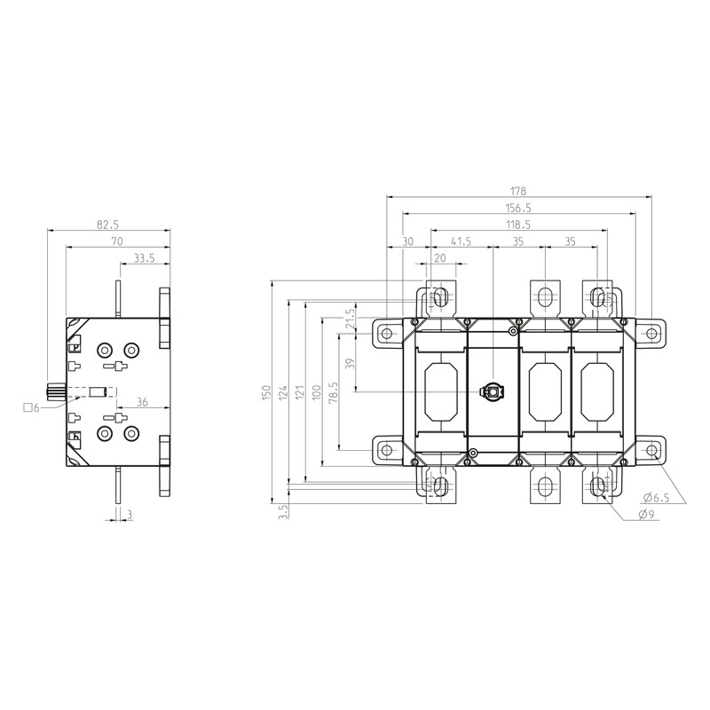 katko Kuormankytkin vääntö katko ku 3200w 3x200a 400v 110kw