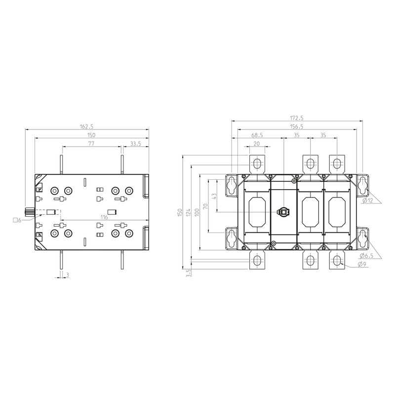katko Vaihtokytkin katko ku 3200wco 3x200a 400v 110kw