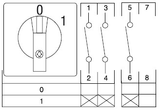 sontheimer Change-over switch a3/8t/z38/f601