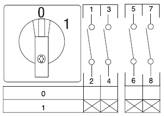 sontheimer Change-over switch a4/8t/z38/f601