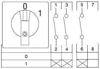 sontheimer Change-over switch a3/8e/f601