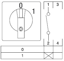 sontheimer Change-over switch a1/11pl/f601