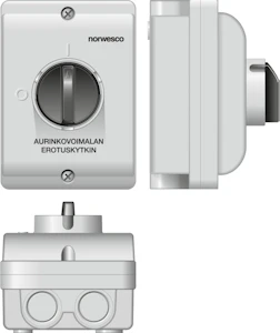 norwesco Safety switch pv eswp1 416 ac 4x16a 7,5kw ip65