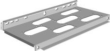 abb Ändstycke stålplåt 800x330 med 6xc-f