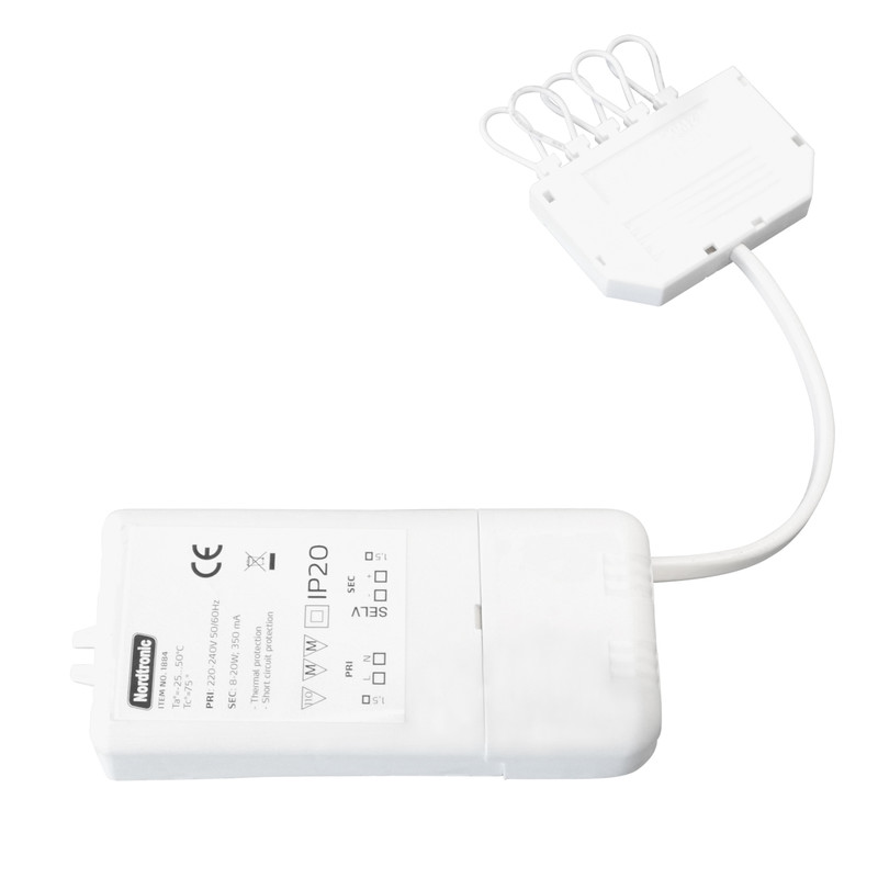 nordtronic Ohjauskomponentti drivers led ohjain 350ma8-20w dim