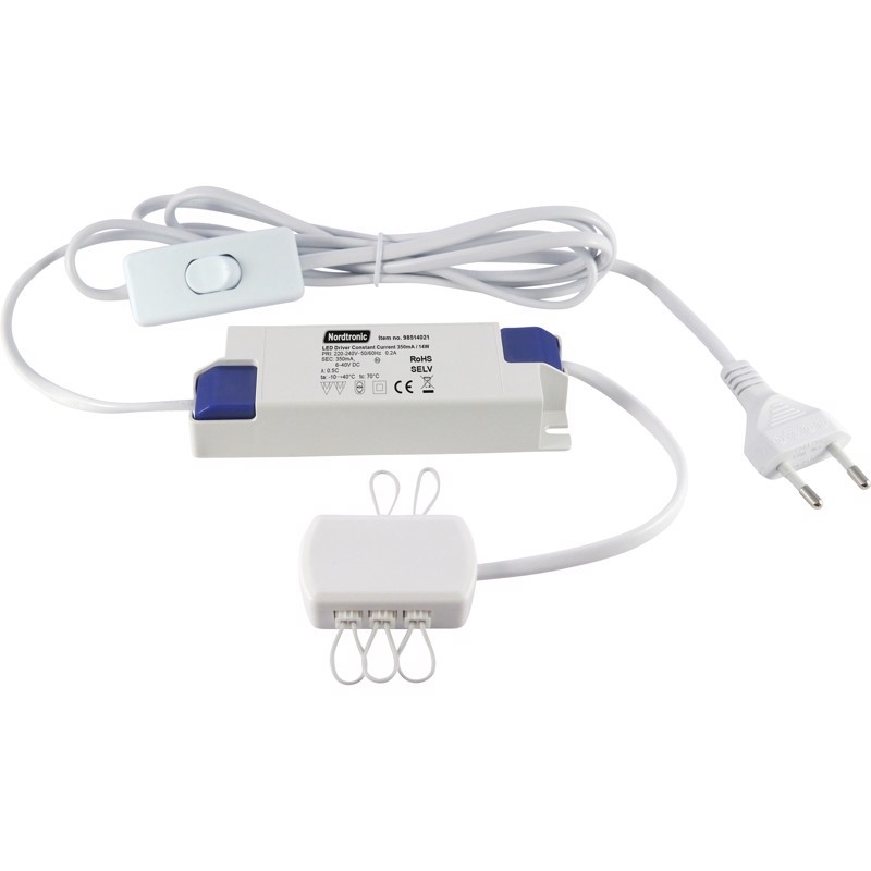 nordtronic Led-drivdon 2,5-14w220-240vac350ma nodim