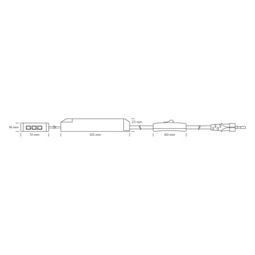 nordtronic Led-drivdon 2,5-14w220-240vac350ma nodim