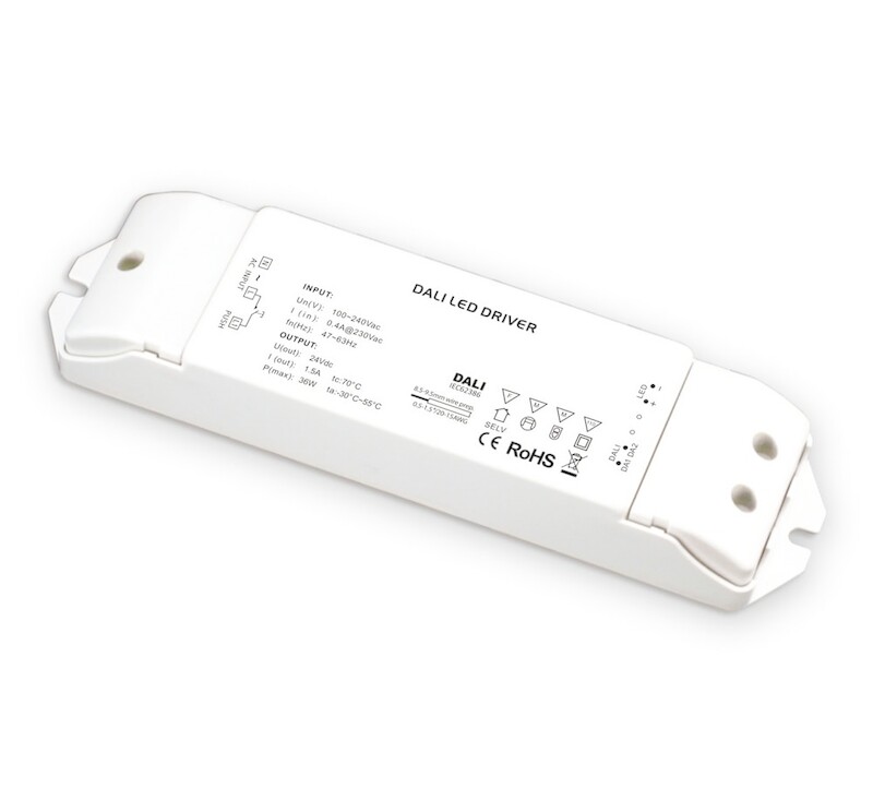 ELEKTRONISKT FÖRKOPPLINGSDON 36W DALI IP20 12V
