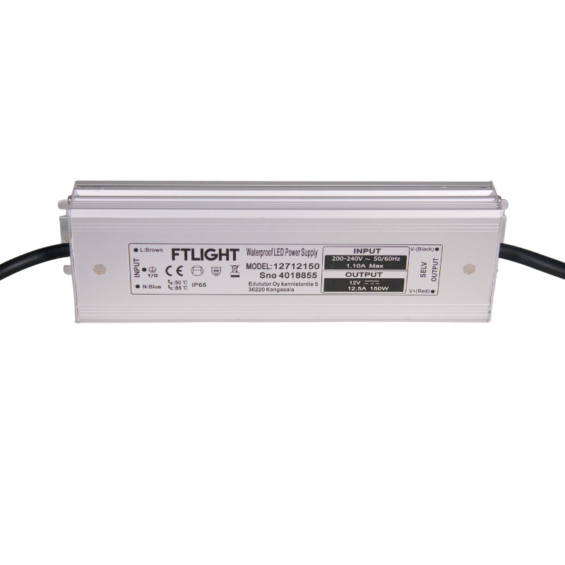 ftlight Elektroninen liitäntälaite 150w, 12v dc, ip65