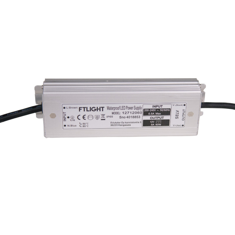 ftlight Transformer 60w, 24v dc, ip65