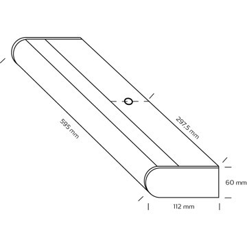 nordtronic Työpistevalaisin bianka ip44 21w 3k wh