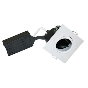 nordtronic Downlight uni install dimmer ip44 gu10 max. 7,5w dim mwh sq