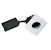 nordtronic Downlight uni install dimmer ip44 gu10 max. 7,5w dim mwh sq