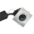 nordtronic Downlight uni install dimmer ip44 gu10 max.7,5w dim ba sq