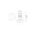 nordtronic Downlight viola ip44 2w 350ma 140 lm ba