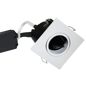 nordtronic Downlight uni install dimmer ip44 gu10 max. 7,5w dim wh sq