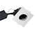 nordtronic Downlight uni install ip44 gu10 max. 7,5w wh sq
