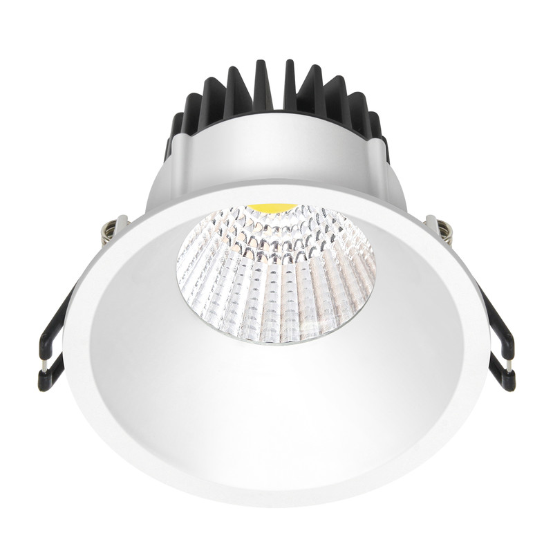 nordtronic Downlight velia ip44 10,9w 650lm 2.7k 38d wh