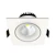 nordtronic Downlight velia ip44 10,9w650lm2,7k38dtiltwhsq