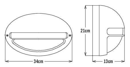 konstsmide Wall luminaire torino 7334-000 ip44 e27 ss