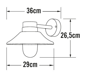 konstsmide Seinävalaisin ulko vega 412-900 ip54 8w kup