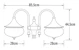 konstsmide Courtyard luminaire libra 620-750 ip23 e27 bl