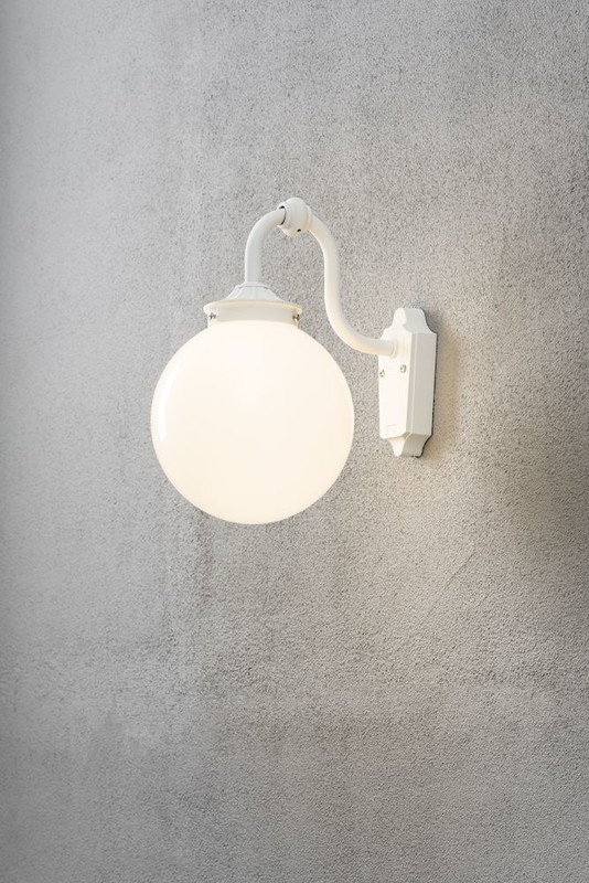 konstsmide Wall luminaire arcturus 554-252 ip23 e27 wh