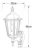 konstsmide Wall luminaire firenze 7236-250 ip44 e27 wh