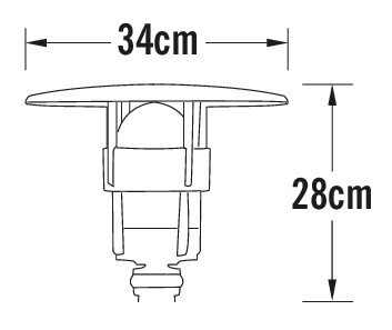 konstsmide Courtyard luminaire freja 523-750 ip23 e27 bl