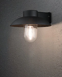 konstsmide Väggarmatur mani 415-750 ip44 e27 sv