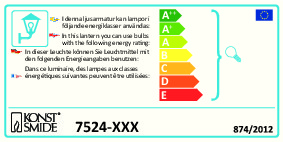 konstsmide Courtyard luminaire trieste 7524-250 ip44 gu10 wh