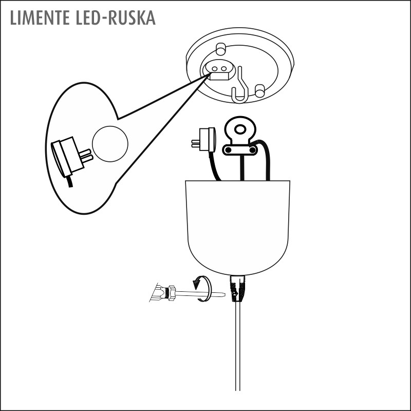 limente Kattovalaisin ruska led 4000k 9w va