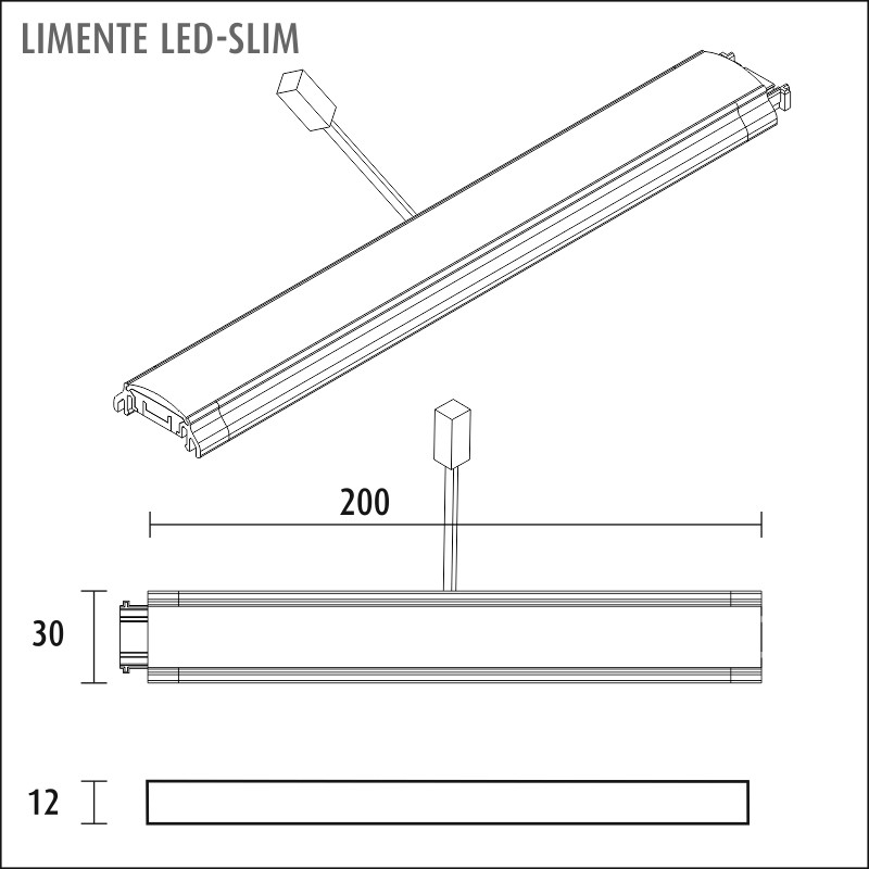 limente Valoprofiili/-nauha led-slim p2 välivirrans. 4000k