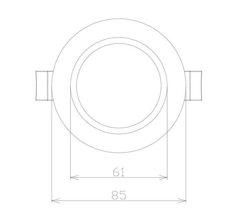 arten Alasvalo nova ip44 560lm 7w 3cct 85 dim mu