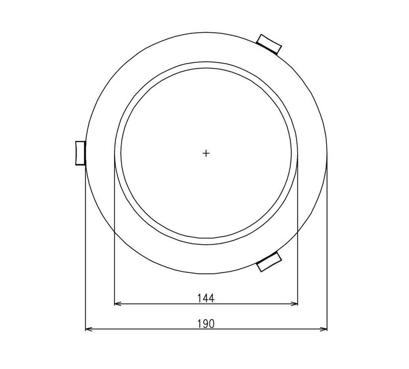arten Downlight nova ip44 1620lm 18w 3cct 190 dim b