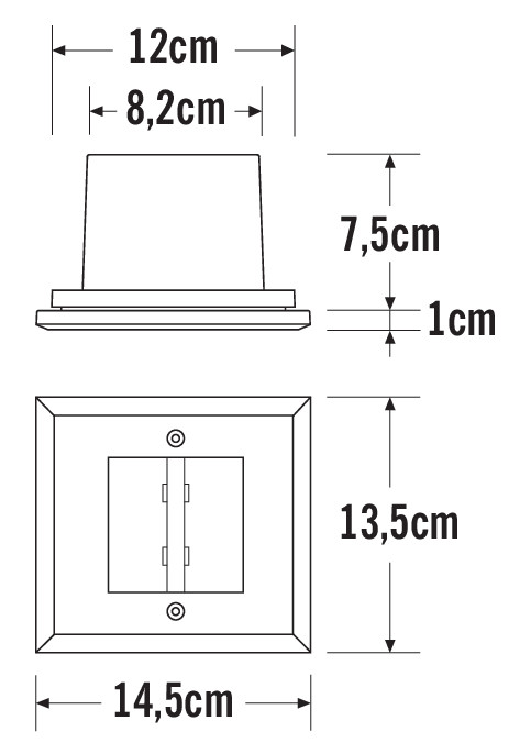 konstsmide Kattovalaisin ulko led spot 7993-310 ip44 5w rst
