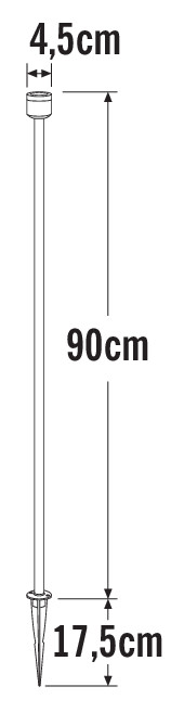 konstsmide Sensorarmatur prato 7695-750 ip44 1,5w sv